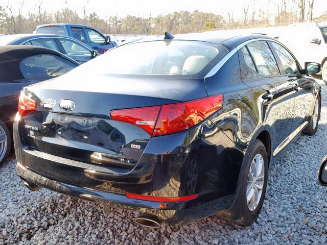 5XXGM4A79DG221705 - 2013 KIA OPTIMA LX BLACK photo 4