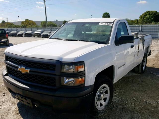 1GCNCPEH2EZ155690 - 2014 CHEVROLET SILVERADO WHITE photo 2