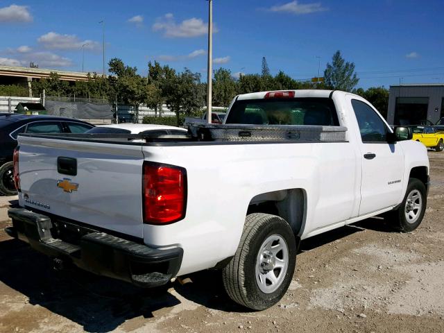 1GCNCPEH2EZ155690 - 2014 CHEVROLET SILVERADO WHITE photo 4