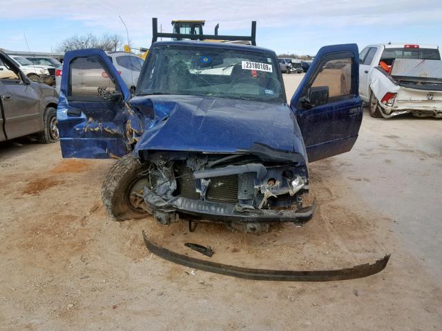 1FTYR10D38PB06270 - 2008 FORD RANGER BLUE photo 9