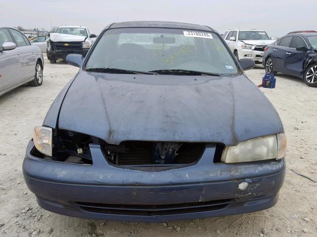 1YVGF22DX15241443 - 2001 MAZDA 626 ES BLUE photo 9