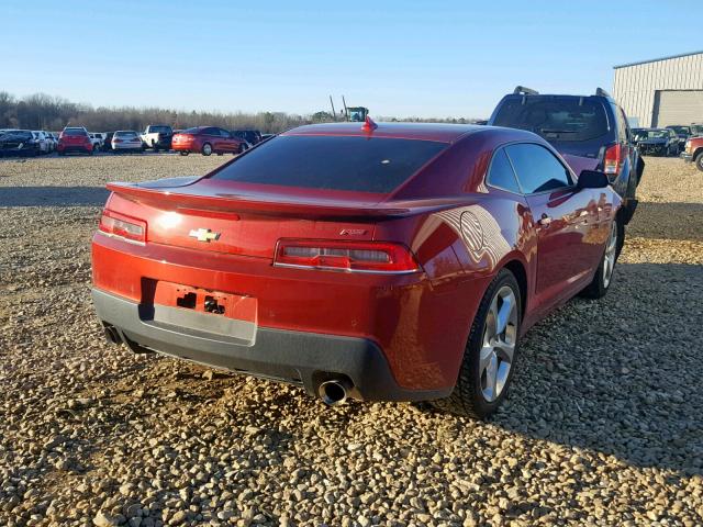 2G1FF1E31F9173924 - 2015 CHEVROLET CAMARO LT BURGUNDY photo 4