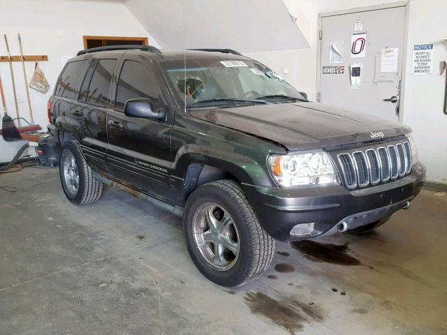 1J8GW68J52C253080 - 2002 JEEP GRAND CHER GRAY photo 1