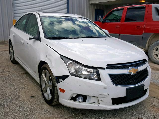 1G1PE5SB0E7242063 - 2014 CHEVROLET CRUZE LT WHITE photo 1