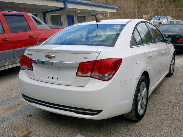 1G1PE5SB0E7242063 - 2014 CHEVROLET CRUZE LT WHITE photo 4