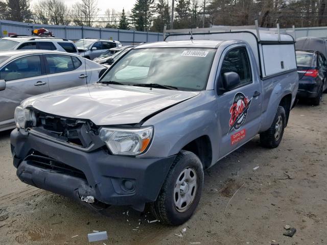 5TFNX4CN6EX036449 - 2014 TOYOTA TACOMA SILVER photo 2