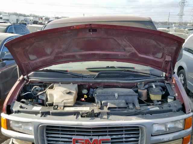 1GDFG15R9Y1141380 - 2000 GMC SAVANA RV MAROON photo 7