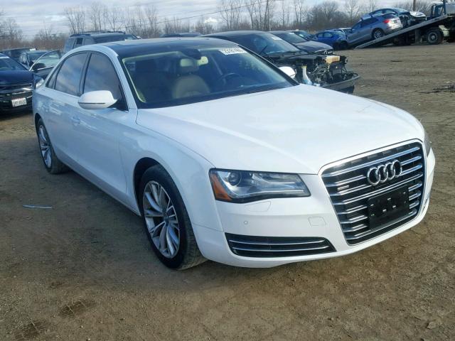 WAURVAFD3BN005947 - 2011 AUDI A8 L QUATT WHITE photo 1