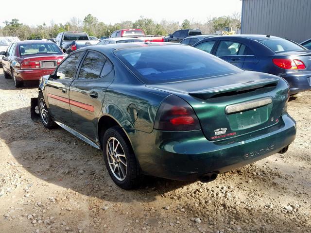 2G2WS522741242993 - 2004 PONTIAC GRAND PRIX GREEN photo 3
