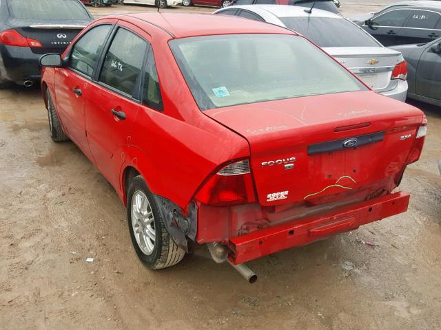 1FAFP34N25W170013 - 2005 FORD FOCUS ZX4 红色 照片 3