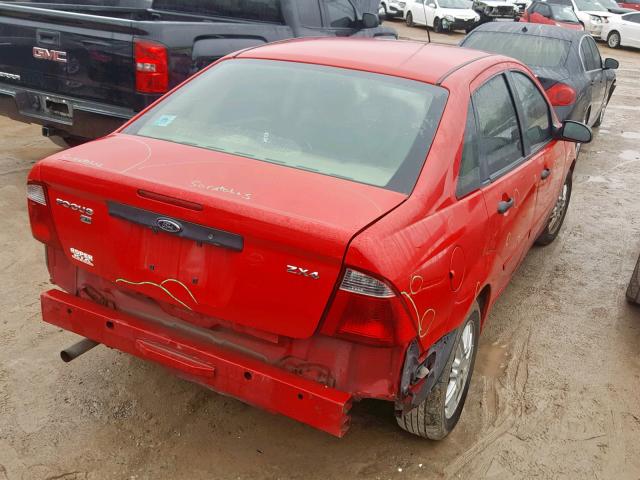1FAFP34N25W170013 - 2005 FORD FOCUS ZX4 红色 照片 4