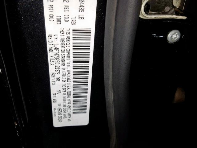 1J4FT47B29D121970 - 2009 JEEP COMPASS SP 黑色 照片 10