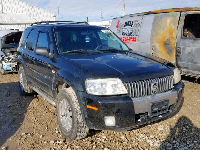 4M2YU91187KJ14064 - 2007 MERCURY MARINER LU BLACK photo 1