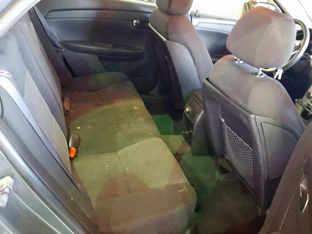 1G1ZH57B694142050 - 2009 CHEVROLET MALIBU 1LT GRAY photo 6