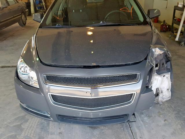 1G1ZH57B694142050 - 2009 CHEVROLET MALIBU 1LT GRAY photo 7