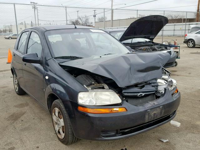 KL1TD666X8B126096 - 2008 CHEVROLET AVEO BASE Қара фото 1