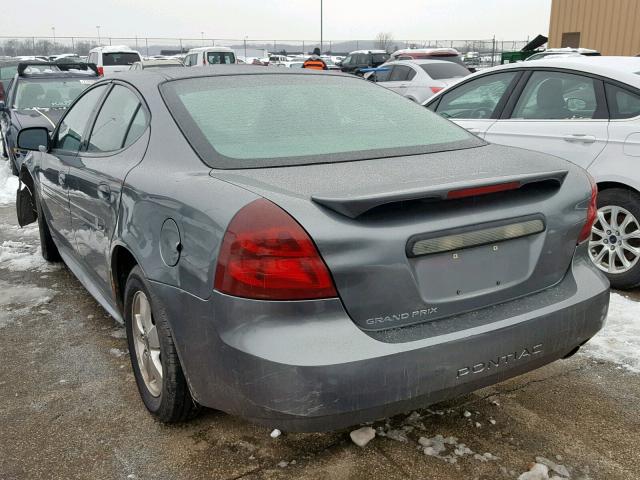 2G2WP522751195015 - 2005 PONTIAC GRAND PRIX GRAY photo 3