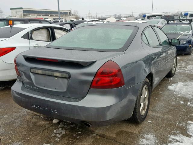 2G2WP522751195015 - 2005 PONTIAC GRAND PRIX GRAY photo 4