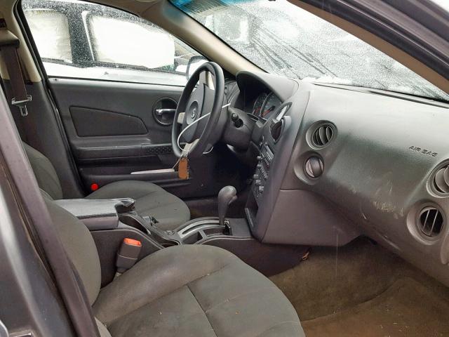 2G2WP522751195015 - 2005 PONTIAC GRAND PRIX GRAY photo 5