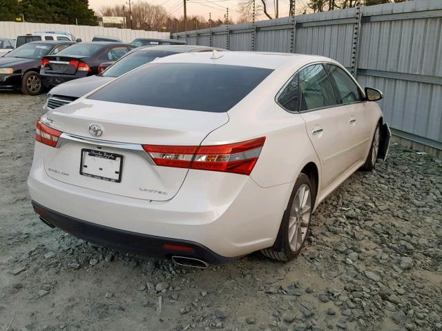 4T1BK1EBXDU057299 - 2013 TOYOTA AVALON BAS WHITE photo 4