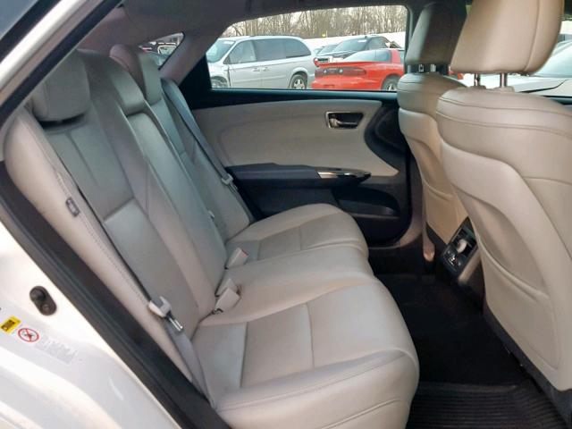 4T1BK1EBXDU057299 - 2013 TOYOTA AVALON BAS WHITE photo 6