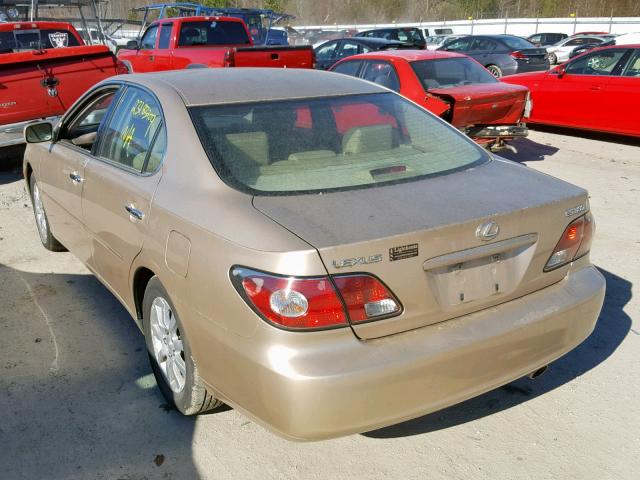 JTHBA30G045046634 - 2004 LEXUS ES 330 TAN photo 3