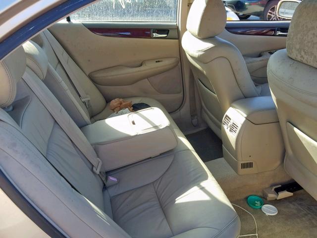 JTHBA30G045046634 - 2004 LEXUS ES 330 TAN photo 6