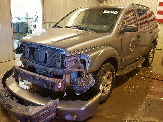 1D4HB48D95F505098 - 2005 DODGE DURANGO SL GRAY photo 2