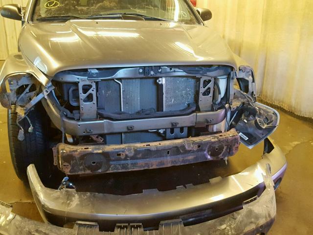 1D4HB48D95F505098 - 2005 DODGE DURANGO SL GRAY photo 9