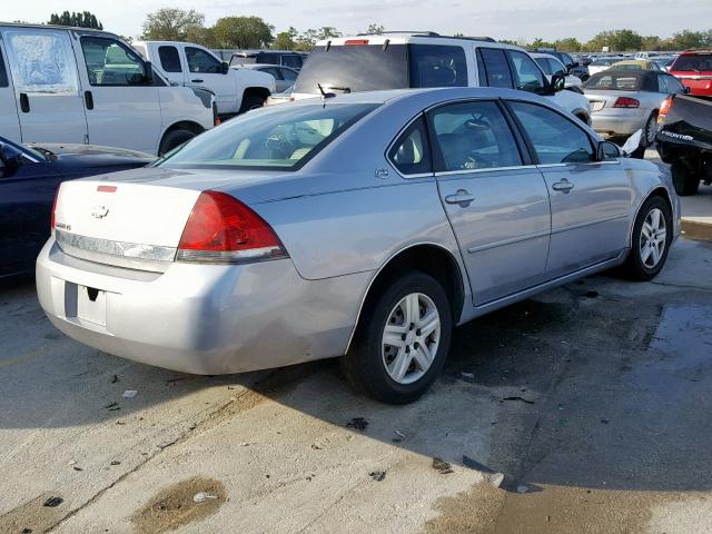 2G1WB58K769418196 - 2006 CHEVROLET IMPALA LS SILVER photo 4