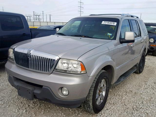 5LMEU68H75ZJ06920 - 2005 LINCOLN AVIATOR ვერცხლისფერი ფოტო 2