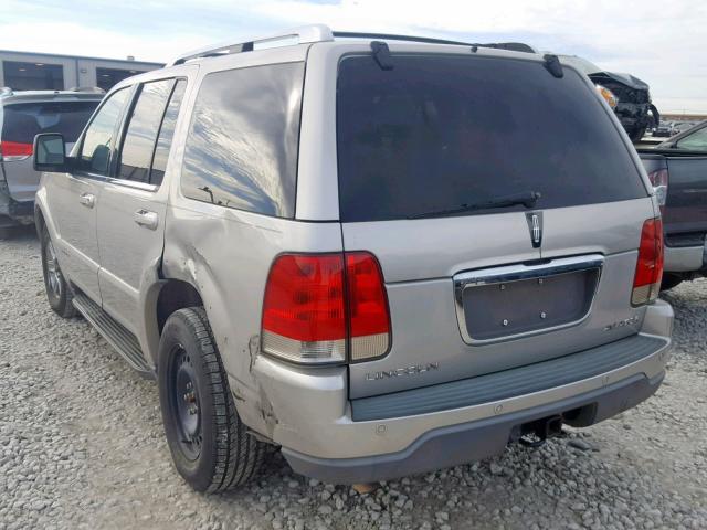5LMEU68H75ZJ06920 - 2005 LINCOLN AVIATOR ვერცხლისფერი ფოტო 3