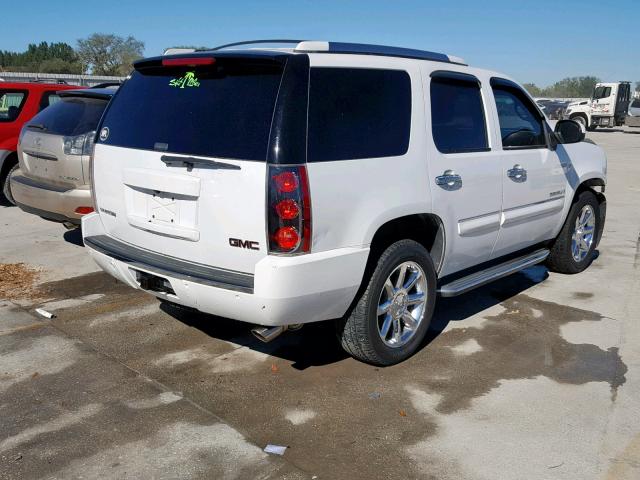 1GKFK638X8J180722 - 2008 GMC YUKON DENA WHITE photo 4