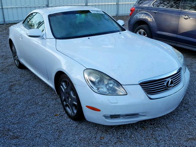 JTHFN45Y089017971 - 2008 LEXUS SC 430 WHITE photo 1