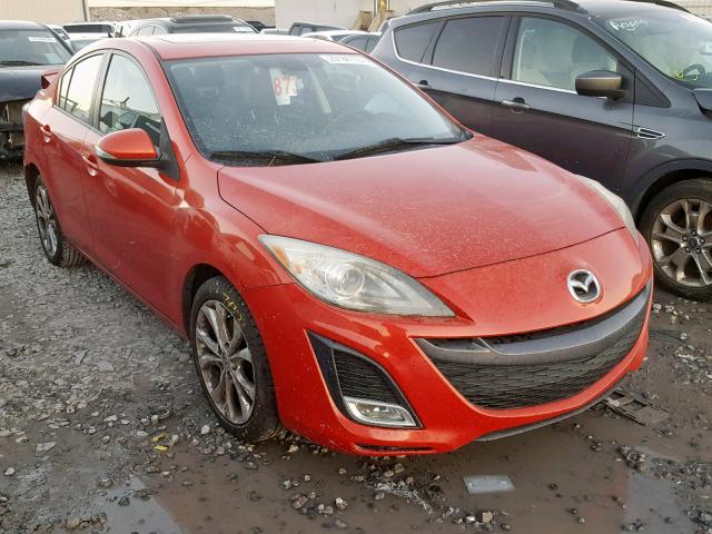 JM1BL1S56A1101442 - 2010 MAZDA 3 S RED photo 1