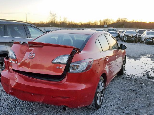 JM1BL1S56A1101442 - 2010 MAZDA 3 S RED photo 4