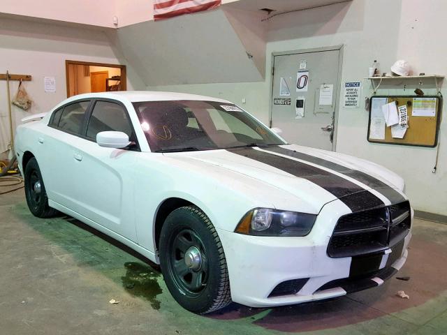 2C3CDXAG3CH284430 - 2012 DODGE CHARGER PO WHITE photo 1