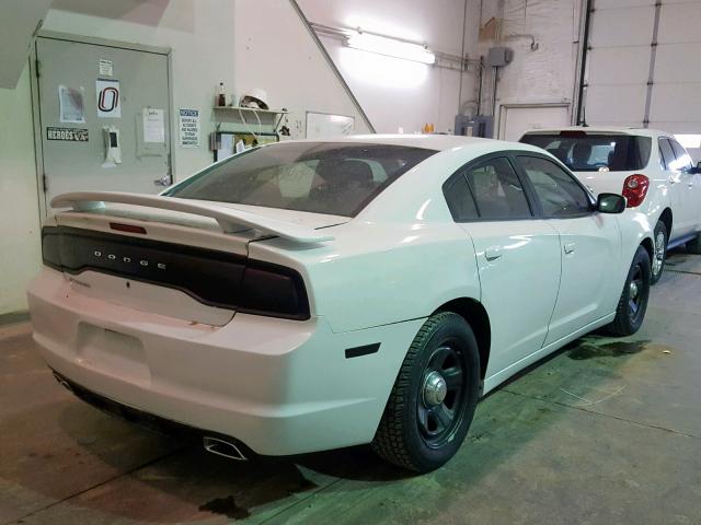 2C3CDXAG3CH284430 - 2012 DODGE CHARGER PO WHITE photo 4