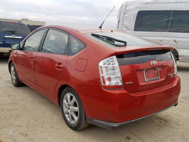 JTDKB20UX83332426 - 2008 TOYOTA PRIUS BURGUNDY photo 3