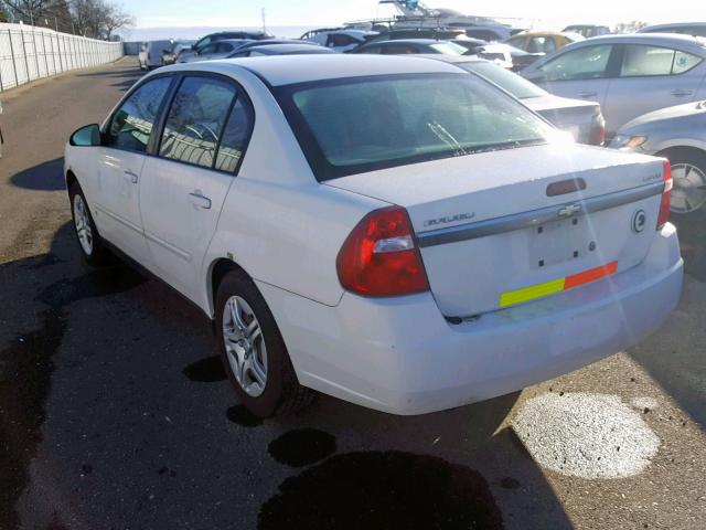 1G1ZS58N47F291276 - 2007 CHEVROLET MALIBU LS Ақ фото 3