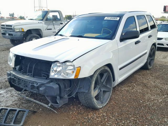 1J8HR78327C557915 - 2007 JEEP GRAND CHER WHITE photo 2