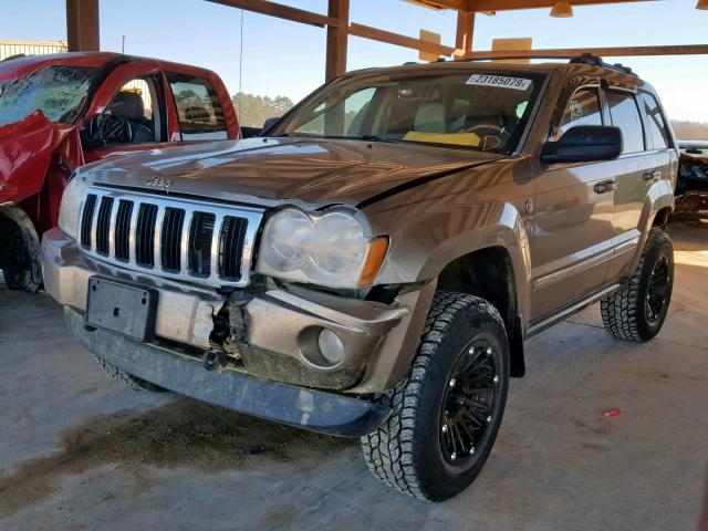 1J8HR582X5C575197 - 2005 JEEP GRAND CHER GOLD photo 2