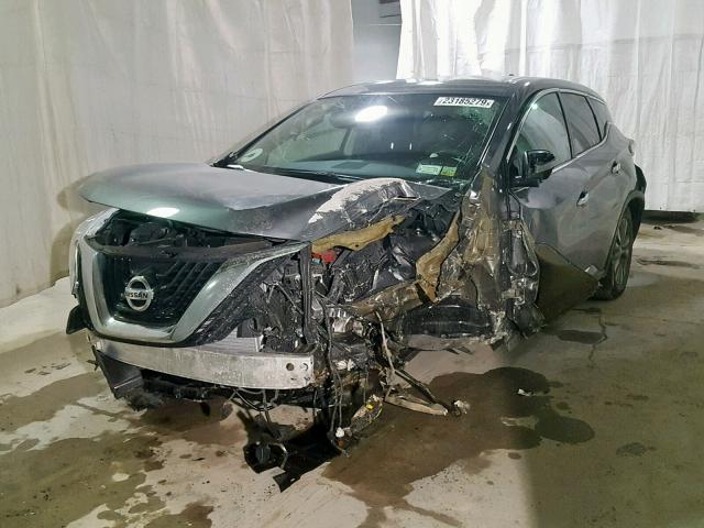 5N1AZ2MH4HN172760 - 2017 NISSAN MURANO S GRAY photo 2