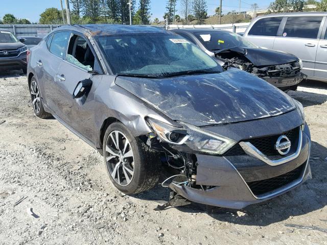 1N4AA6APXJC363282 - 2018 NISSAN MAXIMA 3.5 GRAY photo 1