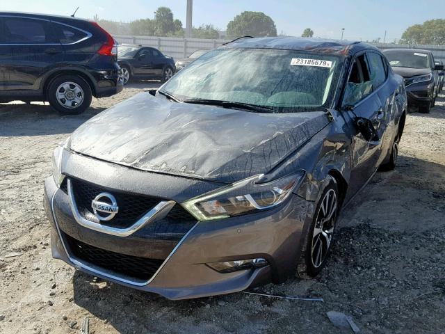 1N4AA6APXJC363282 - 2018 NISSAN MAXIMA 3.5 GRAY photo 2