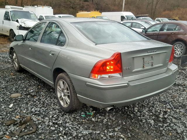 YV1RH592182687050 - 2008 VOLVO S60 2.5T GREEN photo 3