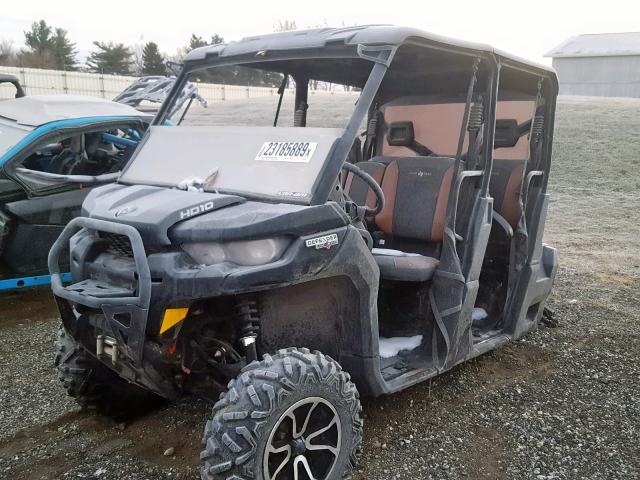 3JBURAP40JK000535 - 2018 CAN-AM DEFENDER M BLACK photo 2