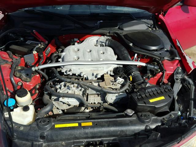 JN1AZ34D96M305834 - 2006 NISSAN 350Z COUPE RED photo 7