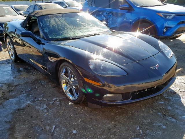 1G1YY36U065126175 - 2006 CHEVROLET CORVETTE BLACK photo 1