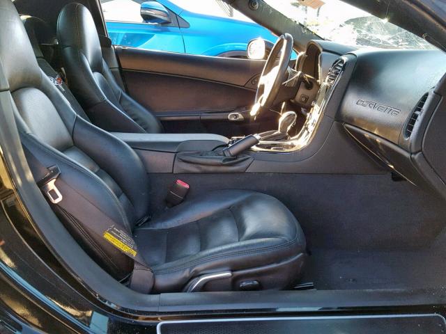 1G1YY36U065126175 - 2006 CHEVROLET CORVETTE BLACK photo 5